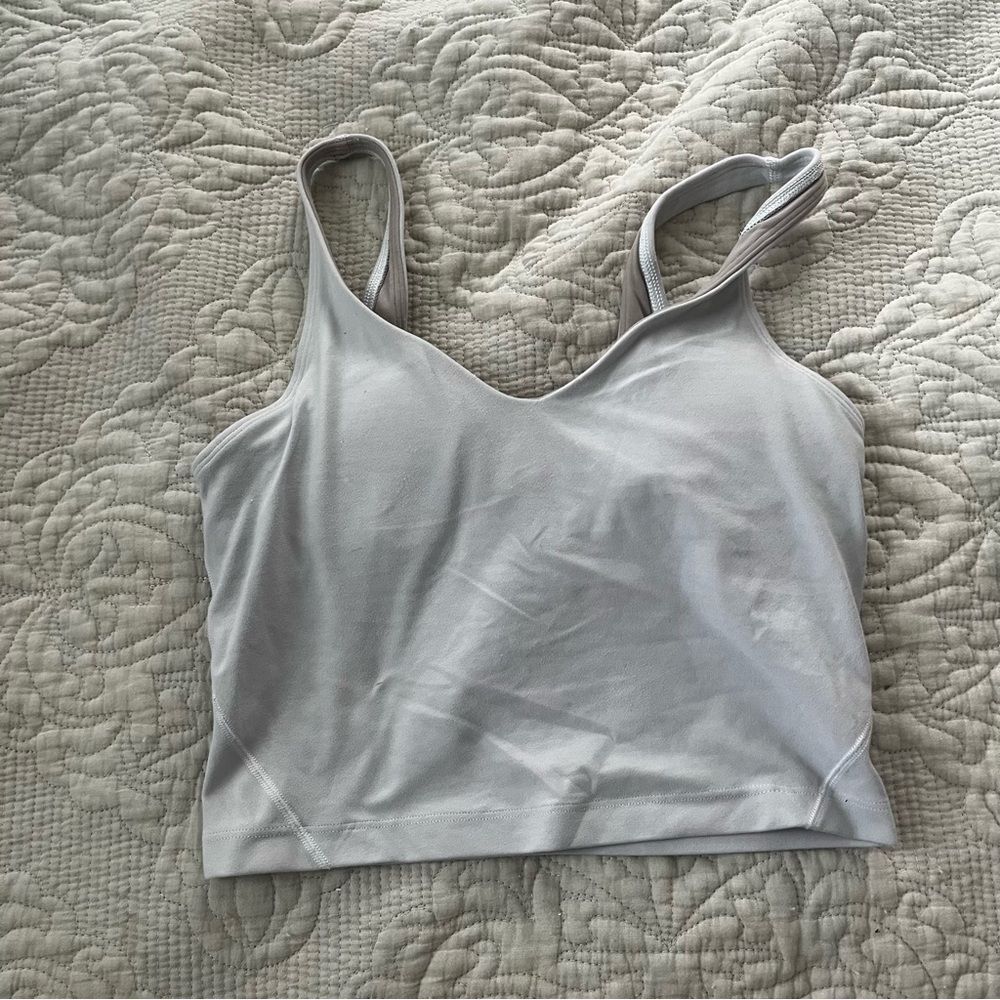 lululemon white align tank top size 4
